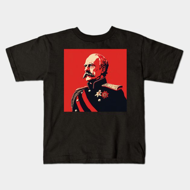 Otto von Bismarck Kids T-Shirt by ComicsFactory